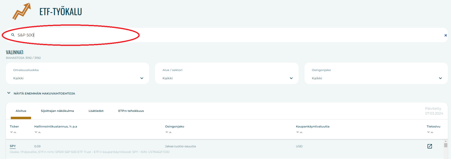 ETF:n Hakeminen – Näin Löydät Sopivan ETF:n - Sijoittaja.fi
