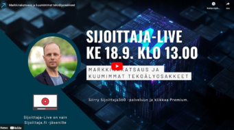 Katso Sijoittaja-Live aiheena kuumimmat AI-osakkeet